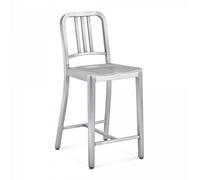 EMECO NAVY COUNTER STOOL tabouret (brossé - Aluminium recyclé)