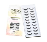 EMEDA Faux Cils Naturels 10 Styles, 10 Paires 3D Longs Et Duveteux, Dramatique Cils Natural False Lashes Wispy Cateye Eyelashes (SP27)