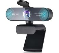 eMeet 1080P Webcam, Nova Webcam avec autofocus, Web Cam HD avec Grand Angle de 70° et 2 Microphones avec réduction du Bruit, Correction Automatique de la lumière, Camera pc pour Linux, Mac OS