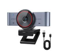 eMeet C960 Ultra Webcam 4K pour PC/Mac, Capteur 1/1.5", Autofocus 0,2s, Corps en Métal, Mode Tableau Blanc, Cache de Confidentialité, 2 Micros, Caméra USB pour Streaming, Réunion, Télétravail
