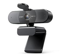 eMeet HD Webcam，C960 AF 1080P Webcam avec Cache-Objectif & Double Microphone, 360 ° Caméra en Streaming avec PDAF Correction Automatique de la lLumière, Plug & Play, Webcam Idéal pour Win10, Mac OS