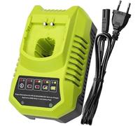 EMEMORO BCL14181H Chargeur de Remplacement 3A pour Ryobi 9.6V-18V Lithium-Ionen & Ni-Mh Batterie pour Ryobi P108 P107 P105 P104 P103 P102 P122 RB18L50 RB18L40 RB18L25 Chargeur