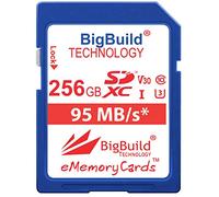 eMemoryCards 256 Go UHS-I U3 SDXC 100 Mo/s Carte mémoire pour Ricoh WG 70 Caméra