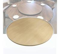 EMENAR Grand Plateau Tournant Lazy Susan en Bois, Plateau Tournant De Salle À Manger À Domicile, Plateau De Service Rond, Plateau Rotatif De Table 80cm 100cm (Color : Log, Size : 50cm/20inch)