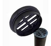 EMENKD Petit Couvercle De Grille Noir, Couvercle De Drainage, Tuyaux Et Raccords De Drainage, Crépines De Drainage, Grille Pour Pelouses, Aménagement Paysager, Patios(83mm(3.26in))