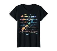 Emerald Isle, Caroline du Nord, Amoureux de la Plage, Tortues de mer T-Shirt Graphique avec Valeur
