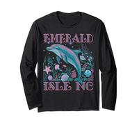 EMERALD ISLE NC DAUPHIN COLORÉ PLAGE SOUVENIR Manche Longue