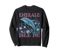 EMERALD ISLE NC DAUPHIN COLORÉ PLAGE SOUVENIR Sweatshirt