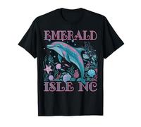 EMERALD ISLE NC DAUPHIN COLORÉ PLAGE SOUVENIR T-Shirt