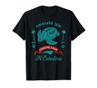 Emerald Isle NC Souvenir de Vacances Tortue de mer Floride T-Shirt