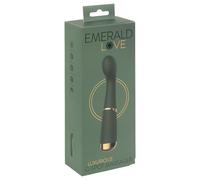 Émeraude Amour - vibrateur point G rechargeable et étanche (vert)