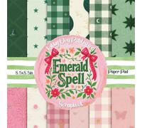 Emerald Spell Scrapbook Paper Pad: Witchy Oz-Inspired Scrapbook Designs