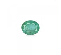 Émeraude naturelle de Zambie 3,25 Émeraude naturelle certifiée Ratti (Panna) Rashi Ratna précieuse en vrac - B0BG8J6YMRNAMZ