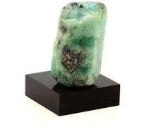 EMERAUDE - Pierre Naturelle en Provenance du Brésil, Carnaíba mining district, Pindobaçu Cristal Vert Précieux, 135.35 ct - Certificat d'Authenticité Inclus 35 x 22 x 20 mm Vert G