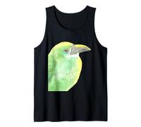 émeraude toucanet Aquarelle Oiseau Portrait Débardeur