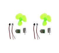 Emergenc Lot de 2 petites turbine éolienne, chargeur USB pour téléphone portable