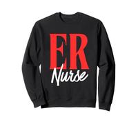 Emergency Department Emergency Nurse ER Nurse 2 Sided Sweatshirt