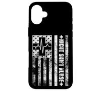 Emergency Department Intensive Care Unit Night Shift Nurse Coque pour iPhone 16 Plus