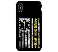 Emergency Department Intensive Care Unit Night Shift Nurse Coque pour iPhone X/XS