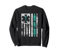 Emergency Department Intensive Care Unit Night Shift Nurse Sweatshirt