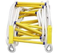 Emergency Escape Rope Ladder with Carabiner Hook - Fire Safety Ladder for Kids & Adults, 3m & 5m Options, Supports Up to 460kg, Ideal for Windows & Balconies (One Color 12m)