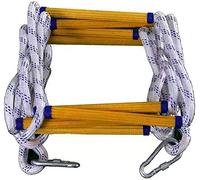 Emergency Fire Escape Rope Ladder, 25M/82Ft Safety Ladder with Carabiners, Quick Deployment Safety Escape for Home & Office, Portable Emergency Rescue Tool (3 Meters/9.8Ft)