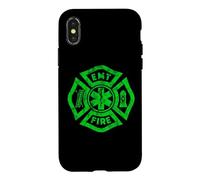 Emergency Medical Services EMS EMR EMT Firefighter Paramedic Coque pour iPhone X/XS