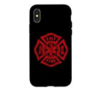 Emergency Medical Services EMS EMR EMT Firefighter Paramedic Coque pour iPhone X/XS