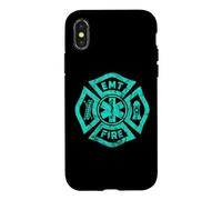 Emergency Medical Services EMS EMR EMT Firefighter Paramedic Coque pour iPhone X/XS
