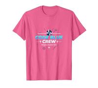 Emergency Nurse Code Blue Crew Response Team Cadeau T-Shirt, Homme, Rose chiné, 3XL