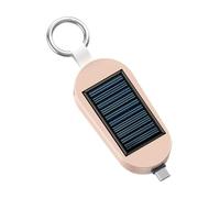Emeřgency Porte-clés à énergie solaire - 8,4 x 4,1 x 1,6 cm, mini porte-clés solaire | Lampe torche LED solaire | Dispositif de charge solaire pour téléphone, montre, voyage, alimentation de secours