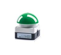 Emergency Stop Switch 1 PCS Hand Clapper Foot Large Mushroom Head Button Flame Retardant Waterproof Switch(Self Reset Green,2NO)