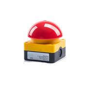 Emergency Stop Switch 20 PCS Mushroom Head IP67 Waterproof Hand Racket Foot Switch Self Resetting Self-Locking Emergency Stop Button Switch(Self-Locking Red,1NO-1NC)