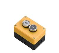 Emergency Stop Switch Button Switch Control Box Hand-held self Starting Button Waterproof Box Electrical Industrial Emergency Stop LA38(2Hole7)
