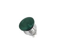 Emergency Stop Switch Metal Mushroom Head Button 16/19 / 22MM Big Button Switch Instant Start Stop Self-Recover Waterproof Momentary Button(22mm,Screw feet)