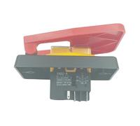 Emergency Stop Switch Off-On Red Cover Push Button 16A Power-Off/Undervoltage Protection Electromagnetic Start Switch(5 Pins)