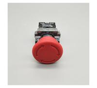 Emergency Stop Switch XB2-BS142 XB2-BS442 XB2-BS542 1NC Key Emergency Stop Rotary Push Button Switch 2 Position Locking 22mm Mushroom Head Button(XB2-BS542)
