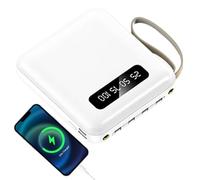 Emergèncy USB Рower Bank - Fast Charging Battery Bank | Digital Display Charging Banks, 5000 MAh - Clear Digital Display Compact Charger Pack for Cell Phone Battery Pack