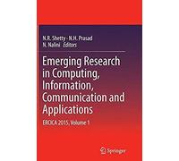 Emerging Research In Computing, Information, Communication And Applications