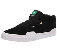 Emerica Chaussures de skate Pillar Mid Top pour homme, Noir/blanc/doré, 39.5 EU