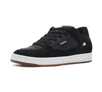 Emerica Mute - Disposition de skate subtile, vulque renforcée, sensation rembourrée, usage quotidien 2025, noir/blanc, 42 EU