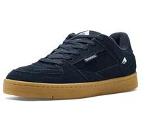 Emerica Mute - Disposition de skate subtile, vulque renforcée, sensation rembourrée, usage quotidien 2025, Bleu marine/gum, 44.5 EU
