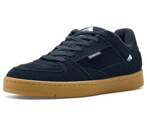 Emerica Mute - Disposition de skate subtile, vulque renforcée, sensation rembourrée, usage quotidien 2025, Bleu marine/gum, 42 EU