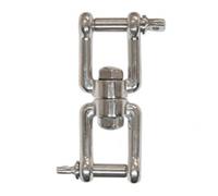 ÉMERILLON INOX 2 MANILLES M13 SWL 875 KG LEVAC - 5175CD