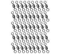 Émerillons Barrel pour Pêche 50 Pièces Émerillons à Clip pour Pêche