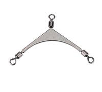 Emerillons de PêChe Barillet Crossline à 3 Voies Pivot de PêChe pour Outils de PêChe(8#)