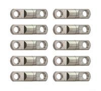 Émerillons de pêche en acier inoxydable avec anneau solide pour anneau, roulement à billes robuste, connecteur pivotant pour le thon, anti pour les terminaux en eau salée (6#)