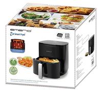 EMERIO AF-131797.1 Friteuse à air chaud 5 l 2000 W sans BPA, fonction minuteur noir