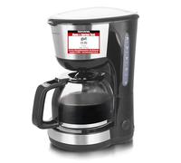 EMERIO CME-122933 Cafetière noir, argent Nombre de tasse=12 verseuse en verre, fonction de conserva