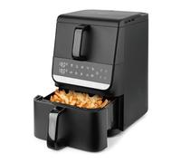 EMERIO Dual Zone AF-133542 Friteuse à air chaud XXL (10 l) | Smart Fryer avec 2 chambres (3,5 l en haut et 6,5 l en bas) | Air Fryer avec fonction SYNC, écran tactile numérique, 10 programmes |
